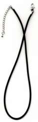 521514 Seidenkordel m.Karabiner schwarz 