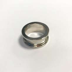 521525 Doppelring D. 18.5mm silber 