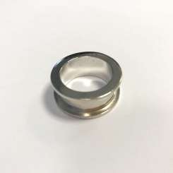 521526 Doppelring D. 19.5mm silber 