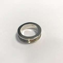 521527 Doppelring D. 20.5mm silber 