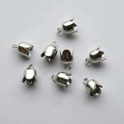 521550 Endkappen Glocke 6mm, 1 Auge 8St 