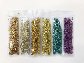 521654 Metallic Glasbruch Mix 5 