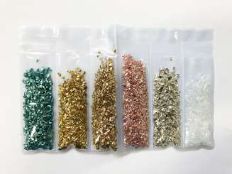 521656 Metallic Glasbruch Mix 7 