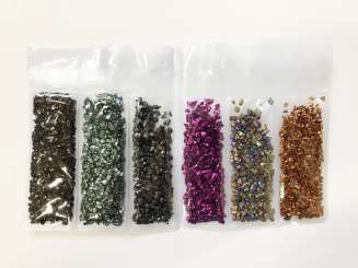 521658 Metallic Glasbruch Mix 9 