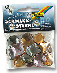 521676 Schmucksteine Mix Smoky     20St 