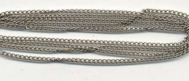 522311 Schmuckkette silber 2mm  1 Meter 