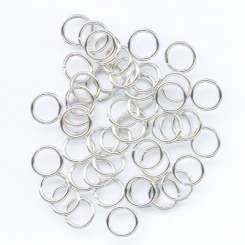 522321 Springring 6mm/50St.silber 