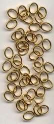 522328 Biegeringe oval 5x7mm 50St.gold 