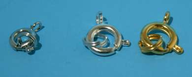 522333 Federring m.Ring 9mm, 5Stk. silber 