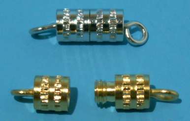 522336 Schraubverschluss 6St  silber 