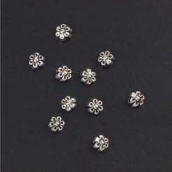 522361 Schmuckteil Metall Blume   10 St 