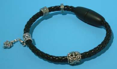 522364 Schmuckteil Metall  Zylindrisch 4 St 