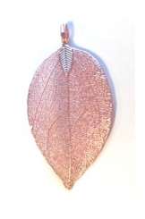 522383 Blatt Metall 2.5x5cm pink 