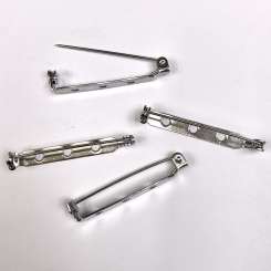 522441 Broschennadeln 35mm silber 50 Stk. 