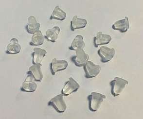 522523 Ohrring-Stopper Silikon 20St. 