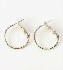 522528 Kreole Ohrring silber 20mm 2St. 