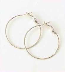 522529 Kreole Ohrring silber 40mm 2St. 