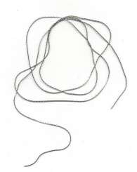 522538 Schmuckkette 0.6x0.8mm/1m silber 