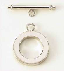 522545 Knebelverschluss 3.2x20mm  silber 1St 