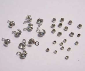 522576 Kalotten & Quetschperlen Set   3x10St 