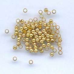 522582 Quetschperlen 2,0mm gold    50St 