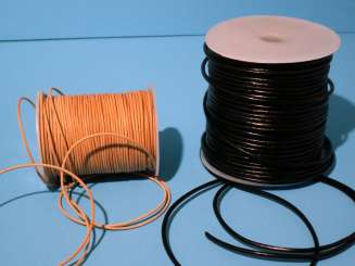 522601 Lederband 1mm natur Rolle à 50m 