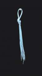 522658 Ziegenleder-Riemchen hellblau 10 Stk. 