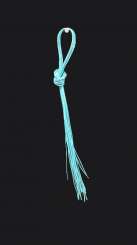 522665 Ziegenleder-Riemchen türkis 10 Stk. 