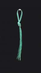 522672 Ziegenleder-Riemchen dunkelgrün 10 Stk. 