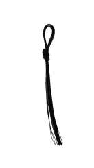 522790 Kalbsleder-Riemchen schwarz 10 Stk. 