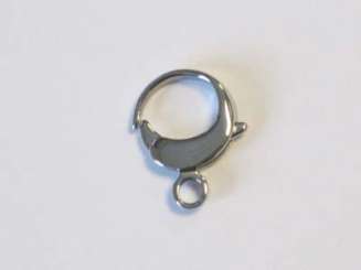 522856 Karabiner silber rund 15mm 