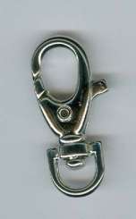 522878 Karabiner 35mm m.Wirbel silber 1St SB 