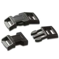 522951 Klickschnalle 16mm schwarz   8St 