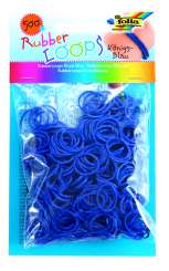 522967 Rubber Loops KÖNIGSBLAU 500St. inkl 25 S-Klipse /Häkelnadel 