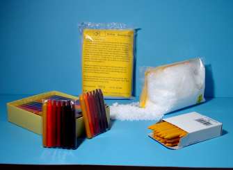 525301 Wachs-Farbpigmente 6 Farben 