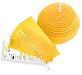 525443 Bienenwachswaben  30x15cm   3St.+Docht 