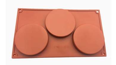 526035 Silikonform Rund - 3 Loch 