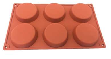 526036 Silikonform Rund - 6 Loch 