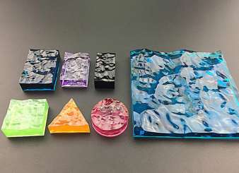 526051 Silikonform Welle quadrat gross 