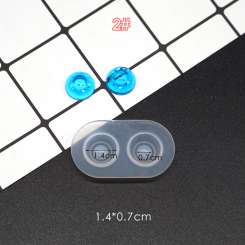 526066 Silikonform Augen- 2- 1.4x0.7cm 