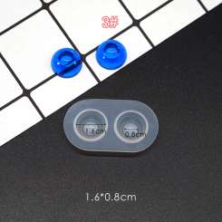 526067 Silikonform Augen- 3- 1.6x0.8cm 