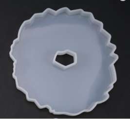 526072 Silikonform Geode 2/ 12.5x11.5cm 