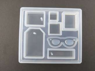 526257 Silikonform Anhänger 7fach 90x80mm 