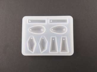 526260 Silikonform Anhänger 8fach 70X53mm 