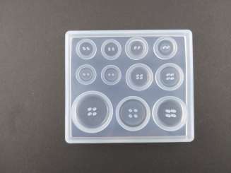 526264 Silikonform Knöpfe 90x80mm 