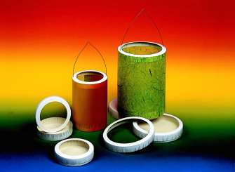 530011 Laternendeckel u.-Boden, D.11cm 10 Stk. 