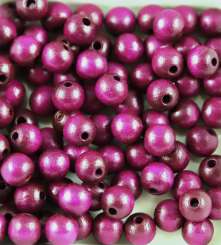 550450 Holzperlen  4mm 200St violett 