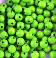 551267 Holzperlen 12mm  38St hellgrün 