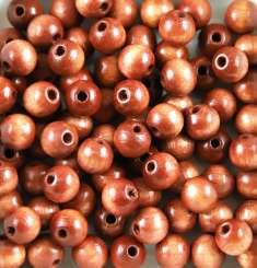 552378 Holzperlen 24mm   6St hellbraun 