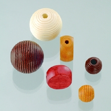 552401 Holzperlenmix braun      à 25St. 